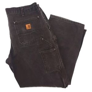 Carhartt - 36x30 - Double Front Washed Duck Loose Original Fit Pant (B136 DKB)